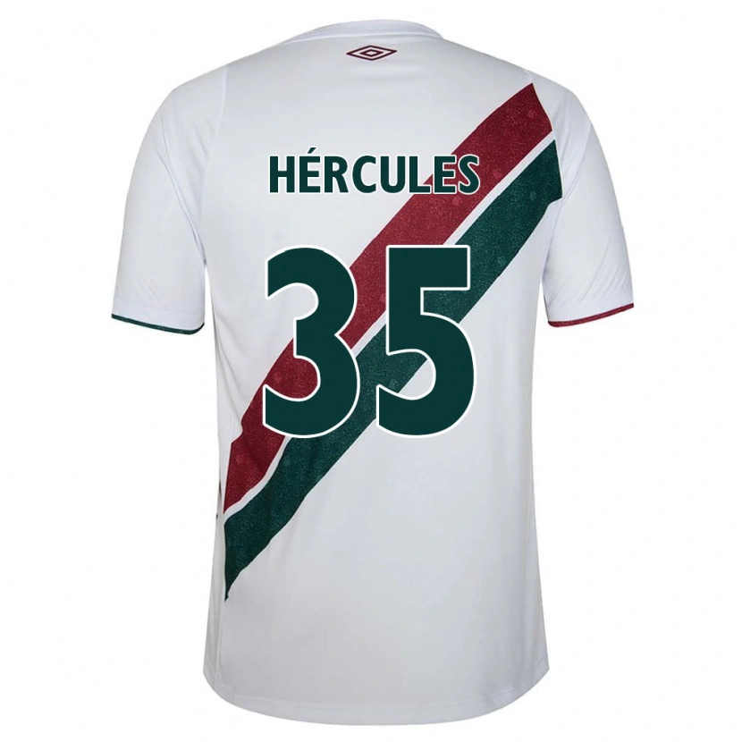 Danxen Men Hércules #35 White Green Maroon Away Jersey 2025/26 T-Shirt