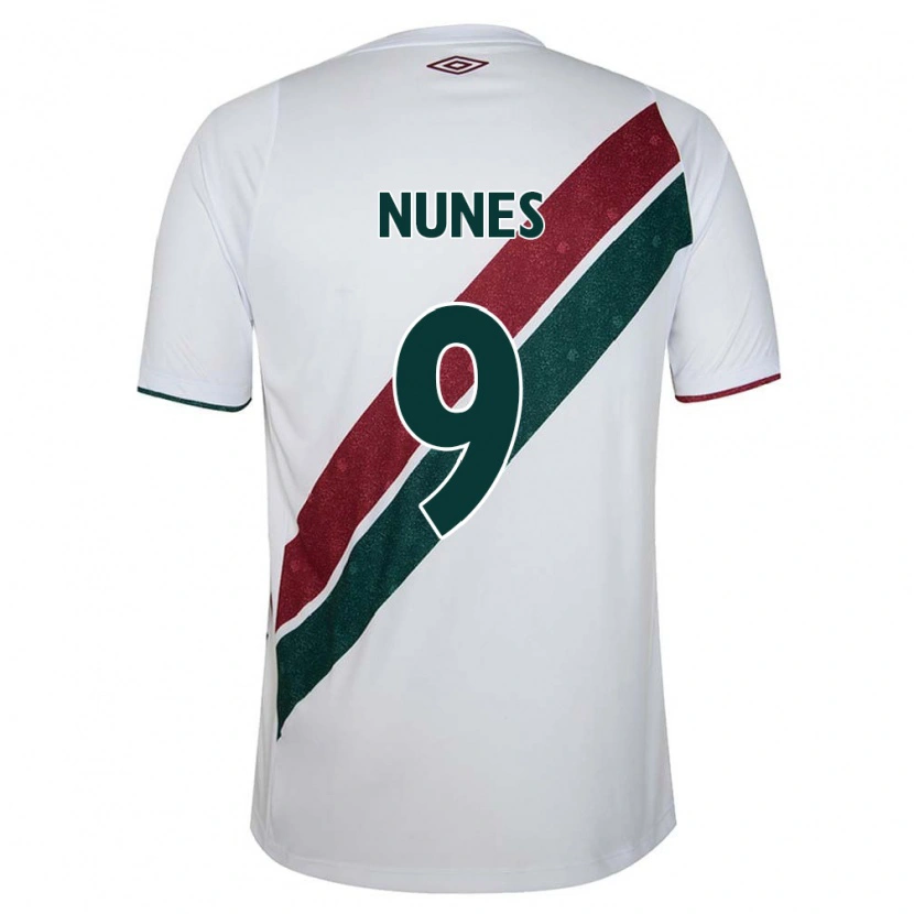 Danxen Men Carla Nunes #9 White Green Maroon Away Jersey 2025/26 T-Shirt