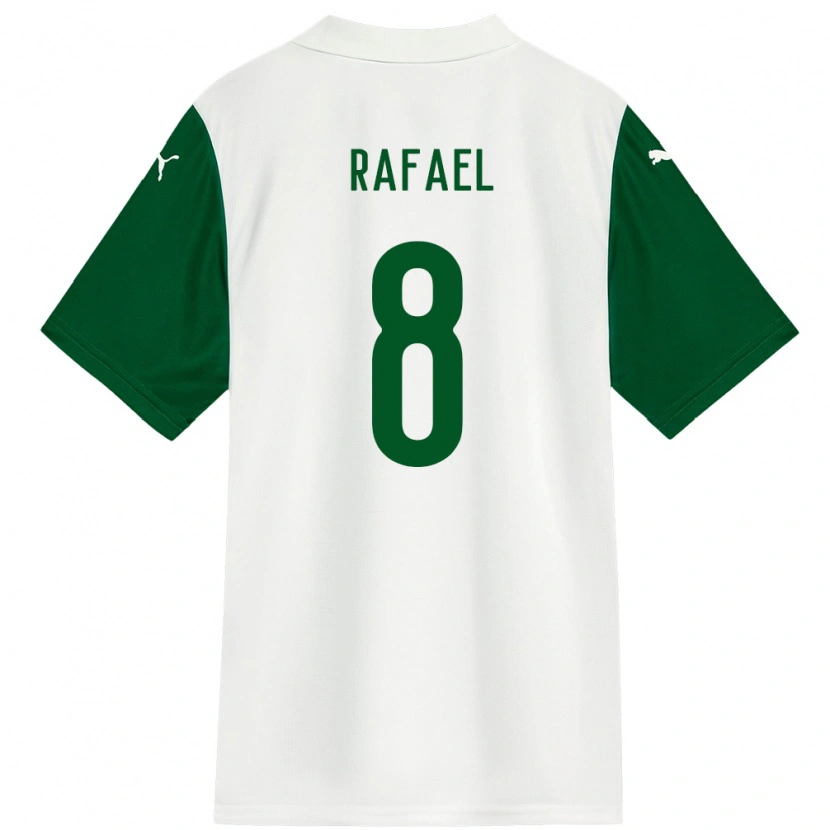 Danxen Men Zé Rafael #8 White Green Away Jersey 2025/26 T-Shirt