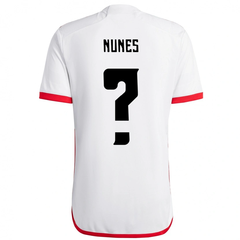 Danxen Men Raphael Nunes #0 White Red Away Jersey 2025/26 T-Shirt