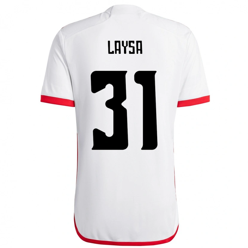 Danxen Men Laysa #31 White Red Away Jersey 2025/26 T-Shirt