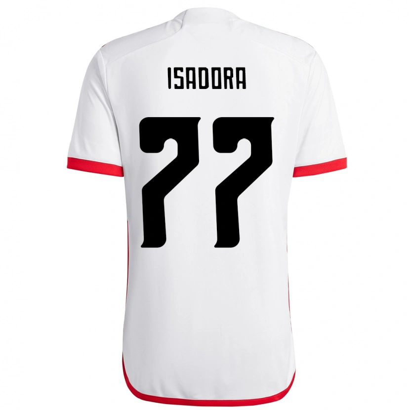 Danxen Men Isadora #77 White Red Away Jersey 2025/26 T-Shirt