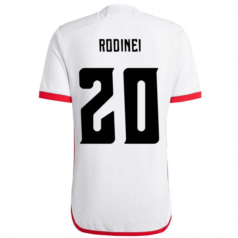 Danxen Men Rodinei #20 White Red Away Jersey 2025/26 T-Shirt