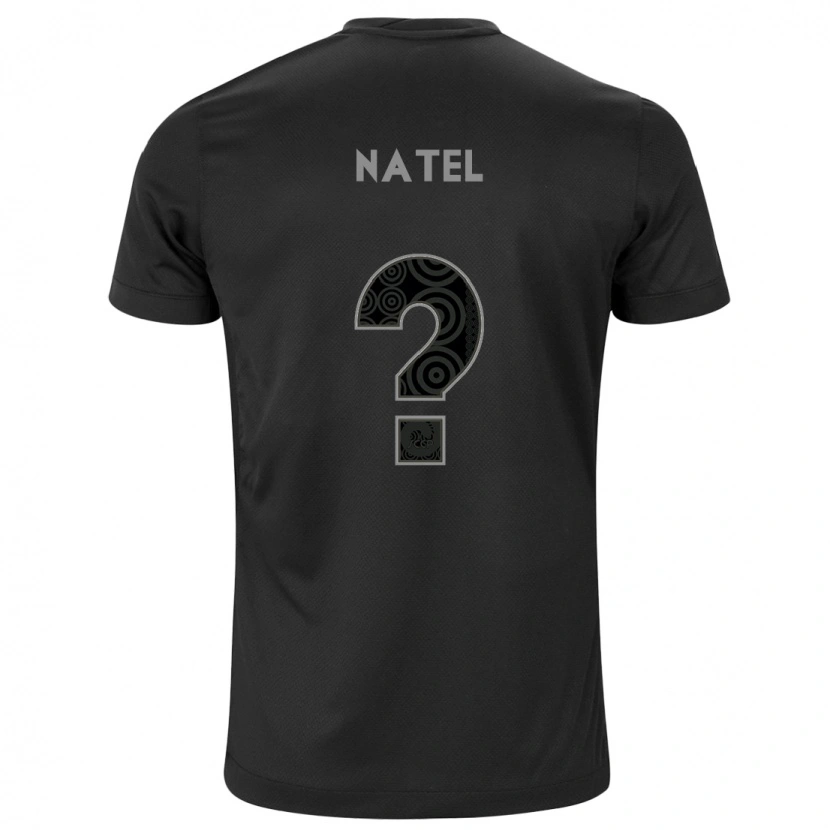 Danxen Men Leo Natel #0 Black White Away Jersey 2025/26 T-Shirt