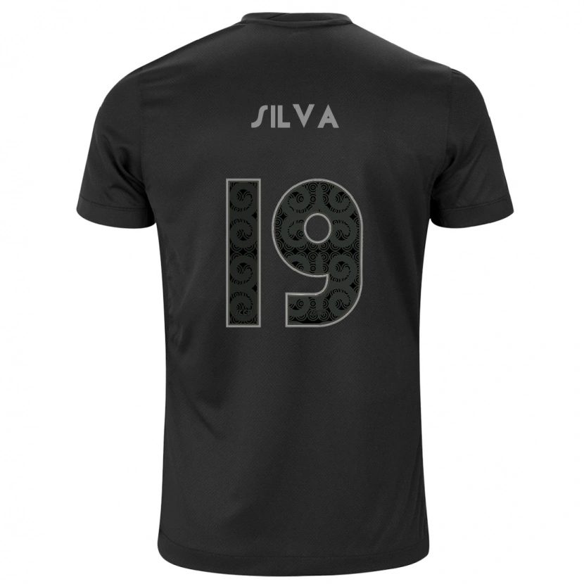 Danxen Men Gustavo Silva #19 Black White Away Jersey 2025/26 T-Shirt