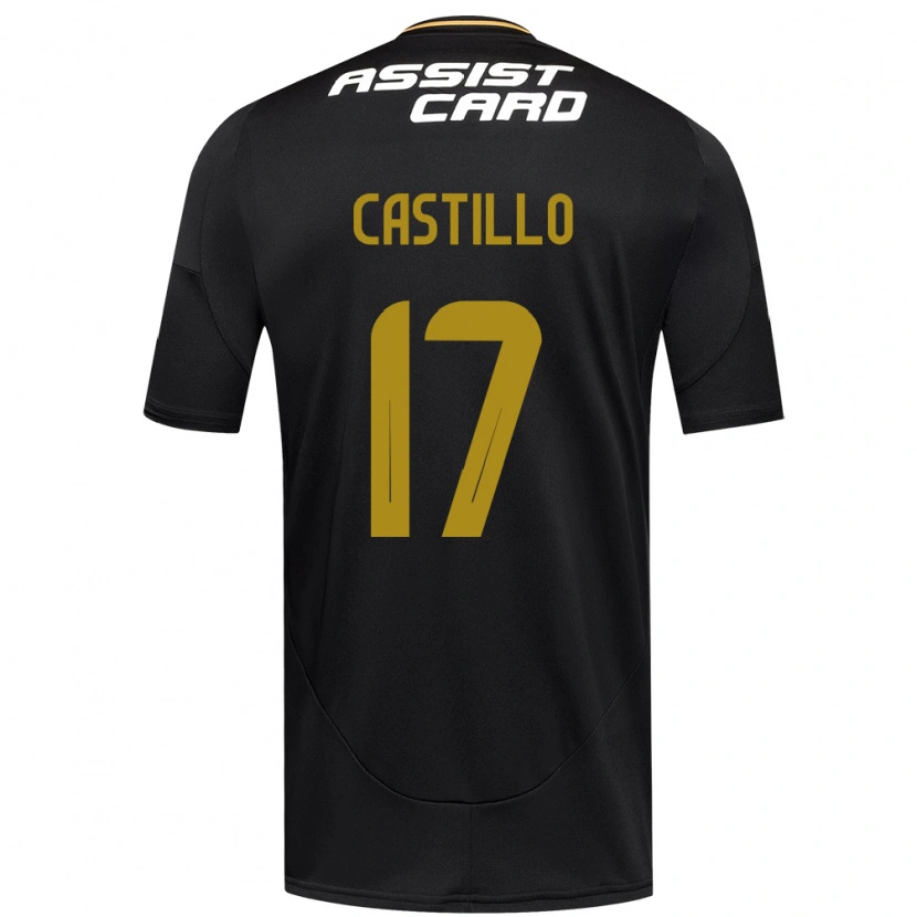 Danxen Men Fabián Castillo #17 Black White Away Jersey 2025/26 T-Shirt