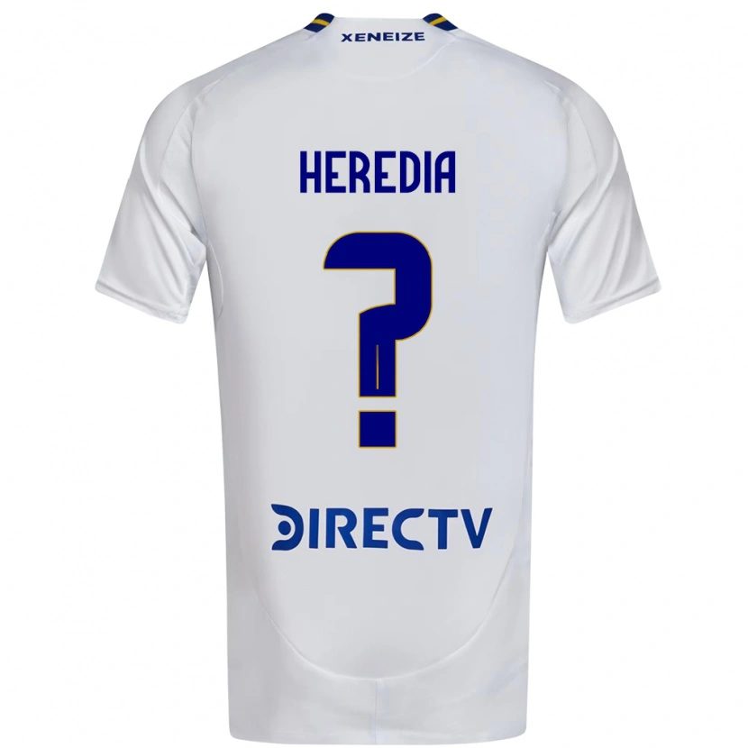 Danxen Men Agustín Heredia #0 White Blue Away Jersey 2025/26 T-Shirt