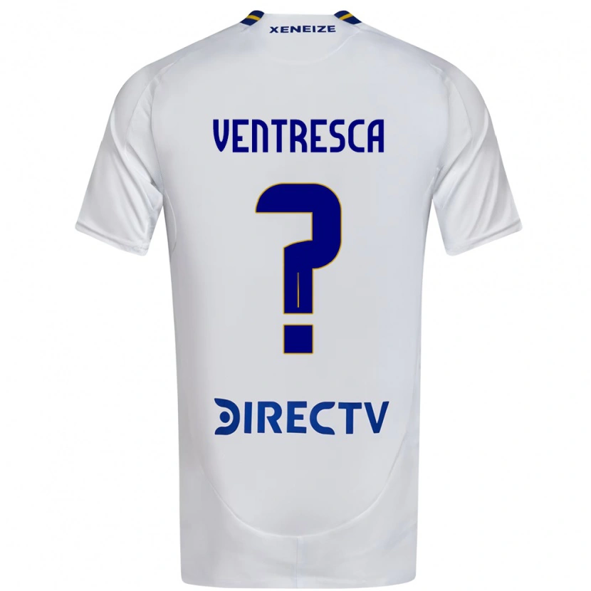 Danxen Men Fabricio Ventresca #0 White Blue Away Jersey 2025/26 T-Shirt