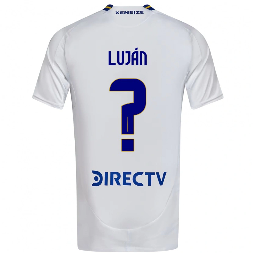 Danxen Men Ramiro Luján #0 White Blue Away Jersey 2025/26 T-Shirt