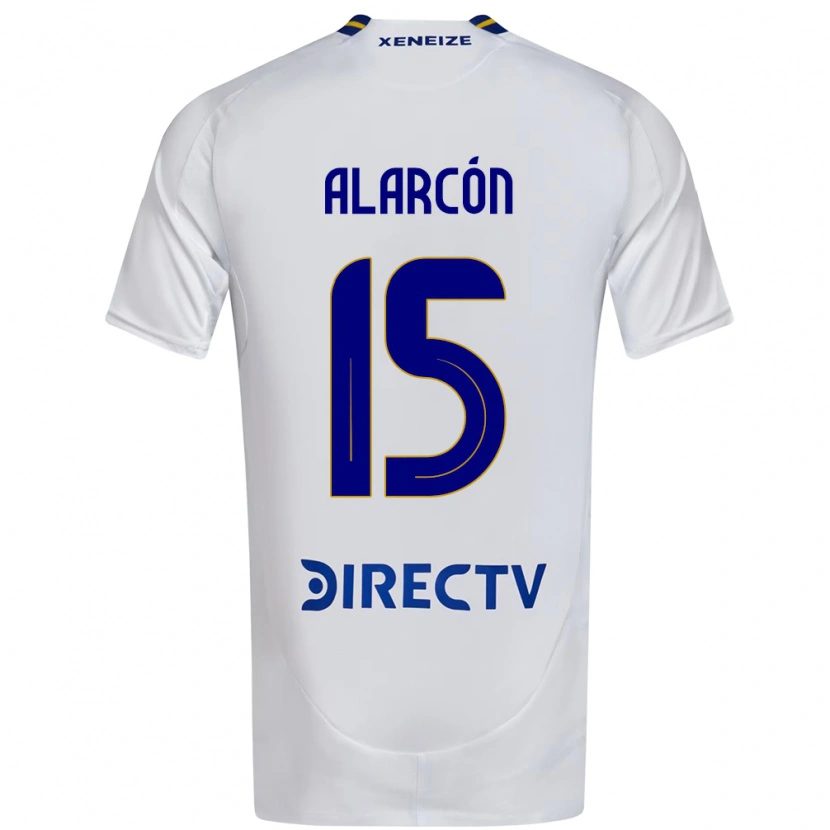 Danxen Men Williams Alarcón #15 White Blue Away Jersey 2025/26 T-Shirt