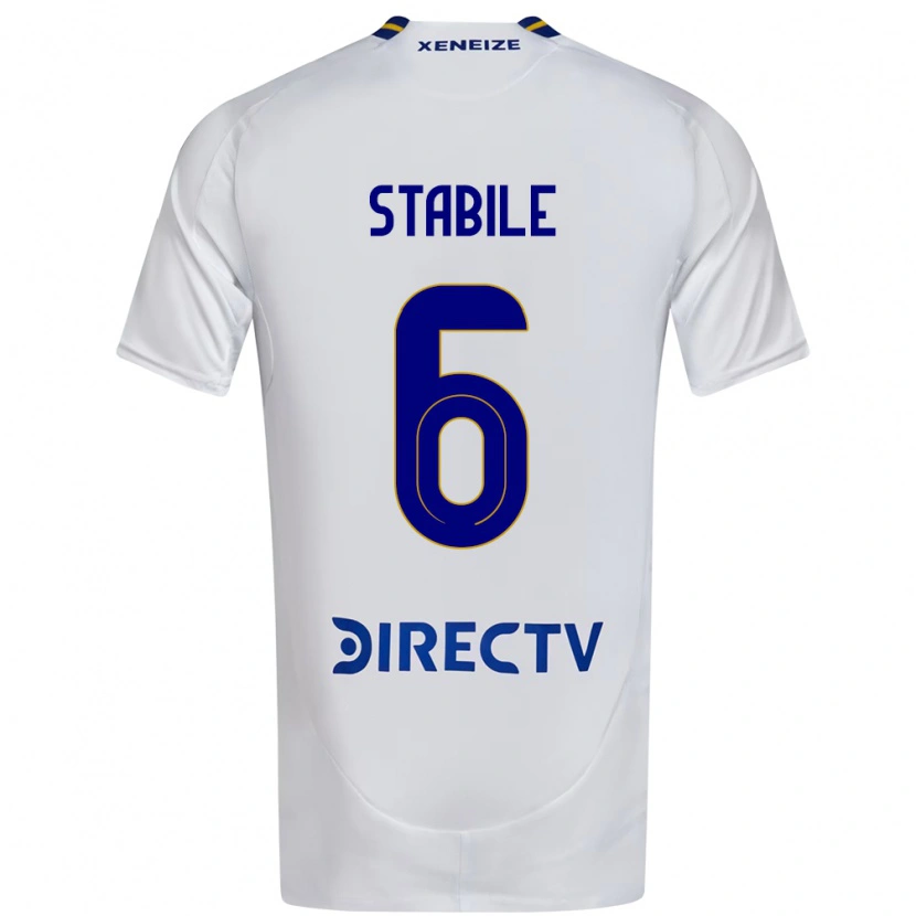 Danxen Men Eliana Stábile #6 White Blue Away Jersey 2025/26 T-Shirt