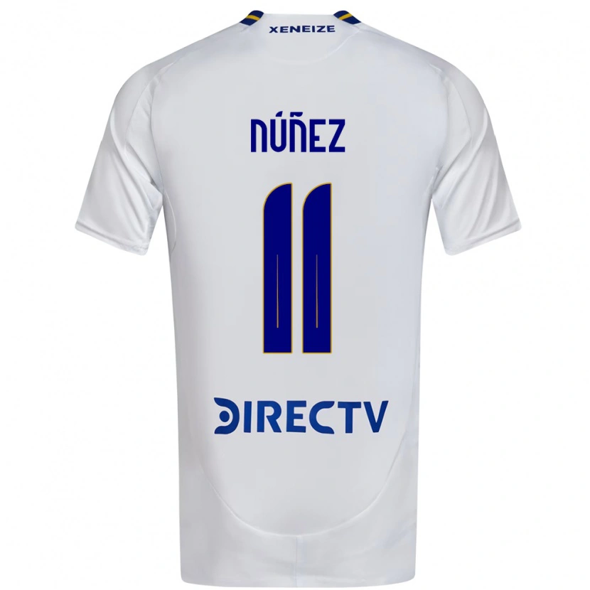 Danxen Men Kishi Núñez #11 White Blue Away Jersey 2025/26 T-Shirt