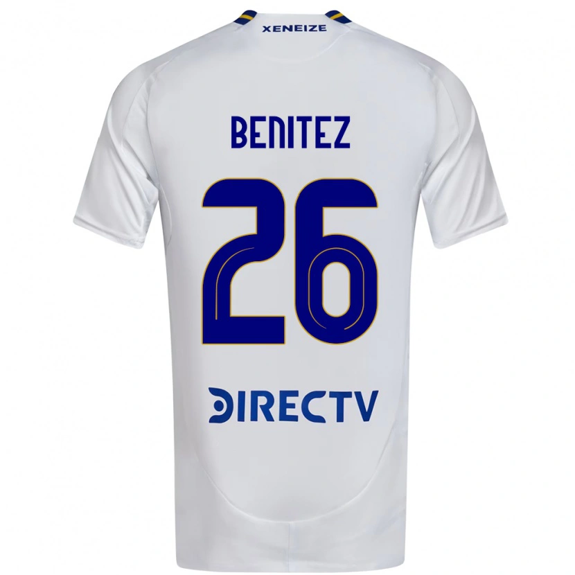 Danxen Men Lorena Benítez #26 White Blue Away Jersey 2025/26 T-Shirt