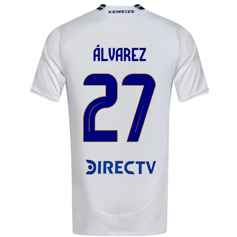 Danxen Men Violeta Álvarez #27 White Blue Away Jersey 2025/26 T-Shirt