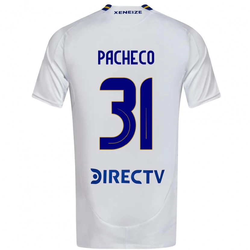 Danxen Men Costanza Pacheco #31 White Blue Away Jersey 2025/26 T-Shirt