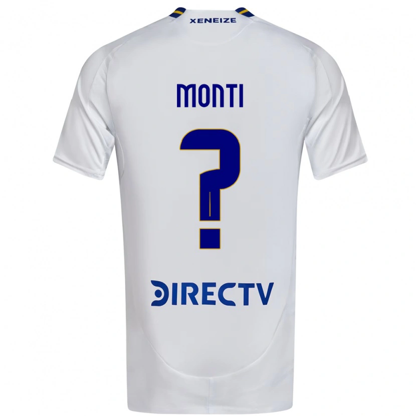 Danxen Men Isaac Monti #0 White Blue Away Jersey 2025/26 T-Shirt