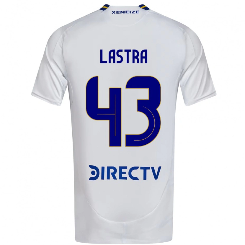 Danxen Men Agustin Lastra #43 White Blue Away Jersey 2025/26 T-Shirt