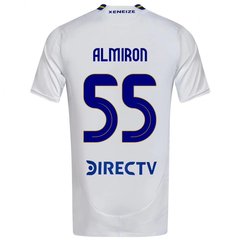 Danxen Men Ezequiel Almiron #55 White Blue Away Jersey 2025/26 T-Shirt