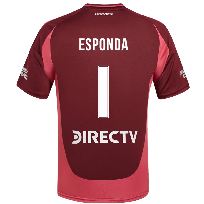 Danxen Men Lara Esponda #1 Burgundy Magenta Away Jersey 2025/26 T-Shirt