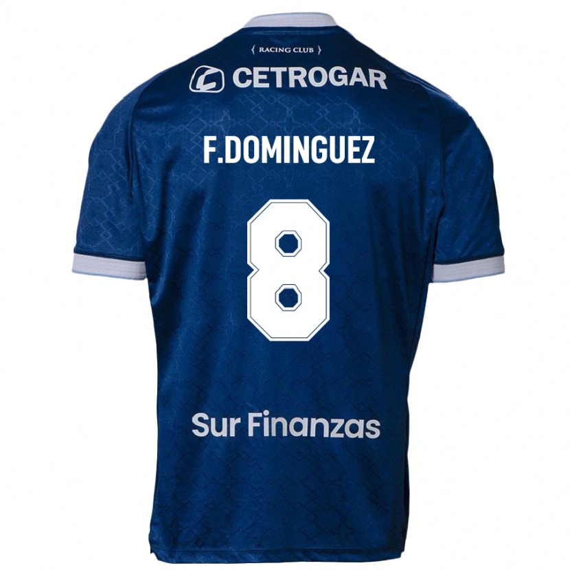 Danxen Men Fabricio Dominguez #8 Dark Blue Away Jersey 2025/26 T-Shirt