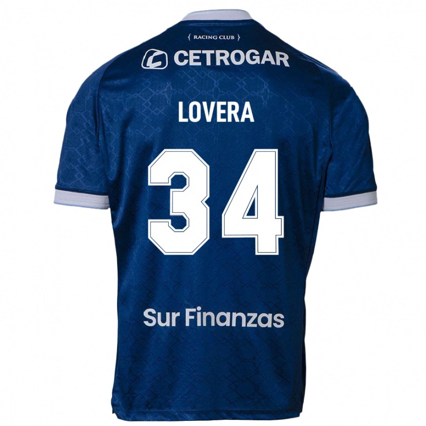 Danxen Men Maximiliano Lovera #34 Dark Blue Away Jersey 2025/26 T-Shirt