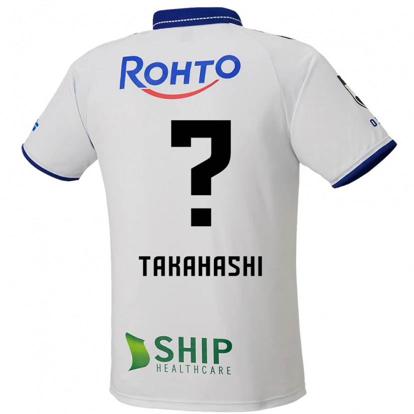 Danxen Men Ryuta Takahashi #0 White Blue Black Away Jersey 2025/26 T-Shirt