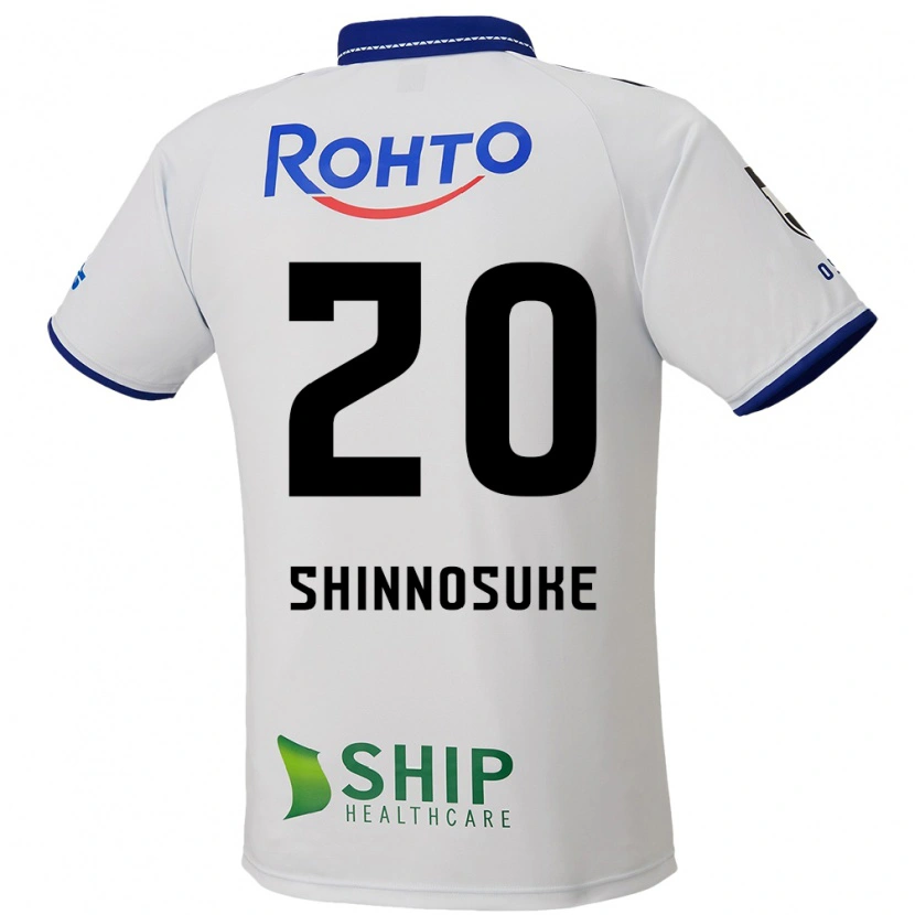 Danxen Men Shinnosuke Nakatani #20 White Blue Black Away Jersey 2025/26 T-Shirt