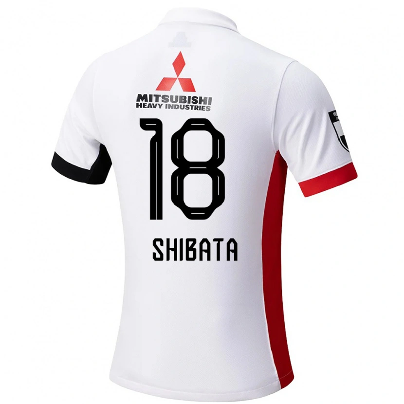 Danxen Men Hanae Shibata #18 White Black Away Jersey 2025/26 T-Shirt