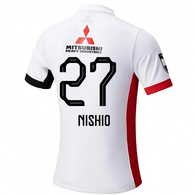 Danxen Men Hanon Nishio #27 White Black Away Jersey 2025/26 T-Shirt