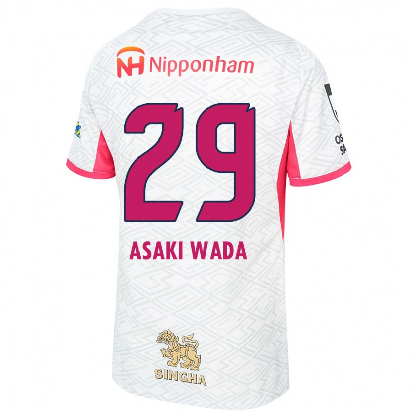 Danxen Men Asaki Wada #29 White Sakura Pink Away Jersey 2025/26 T-Shirt