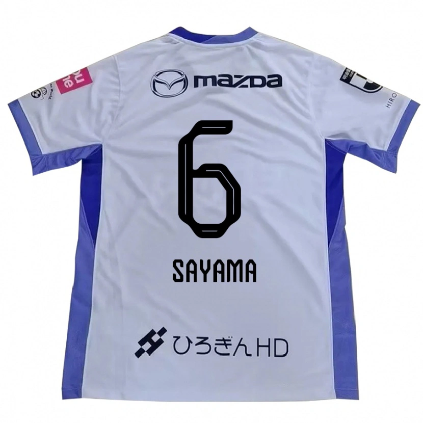 Danxen Men Momoko Sayama #6 White Orange Away Jersey 2025/26 T-Shirt