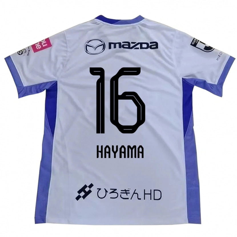 Danxen Men Miku Hayama #16 White Orange Away Jersey 2025/26 T-Shirt