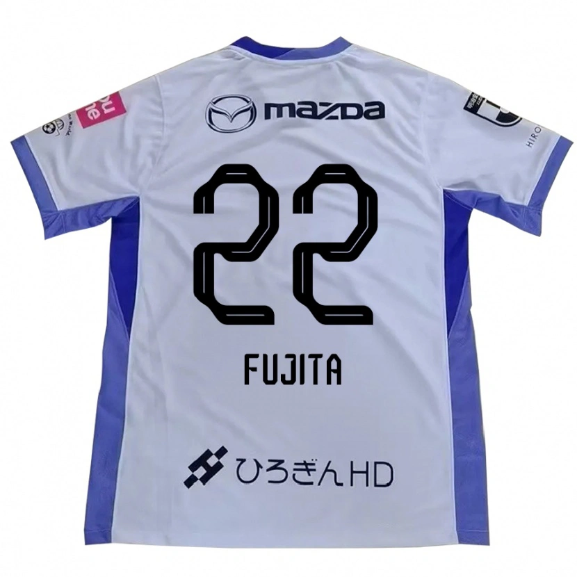 Danxen Men Nanami Fujita #22 White Orange Away Jersey 2025/26 T-Shirt