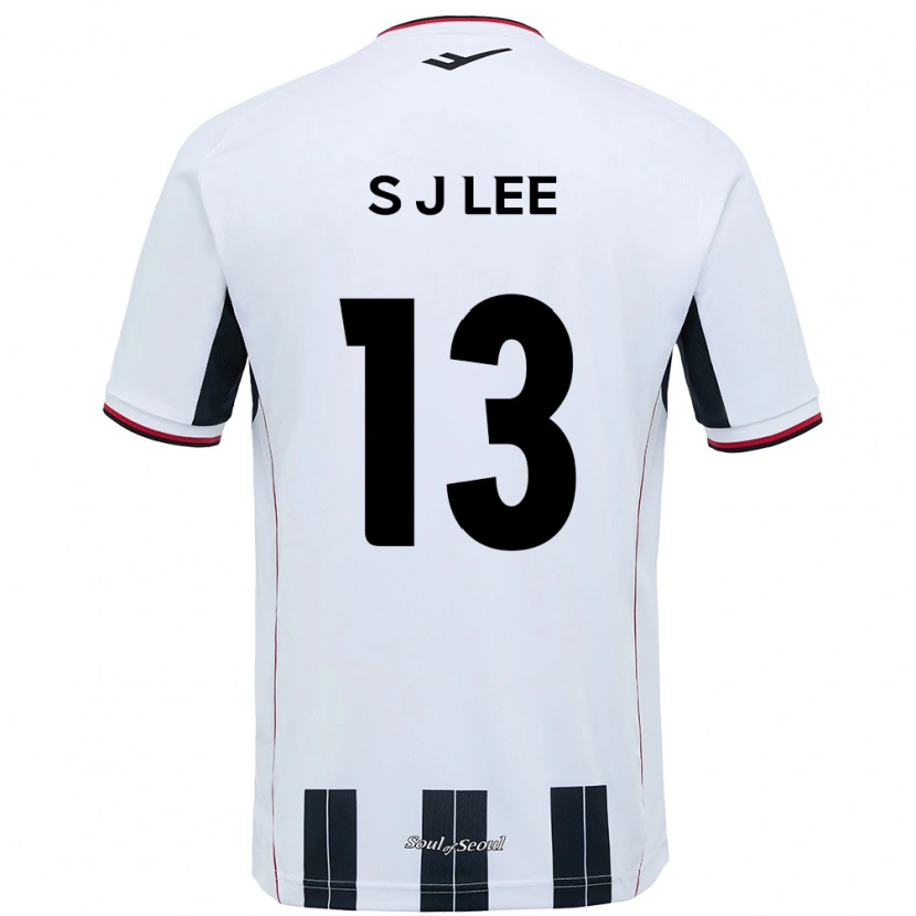 Danxen Men Seo-Jun Lee #13 White Black Away Jersey 2025/26 T-Shirt