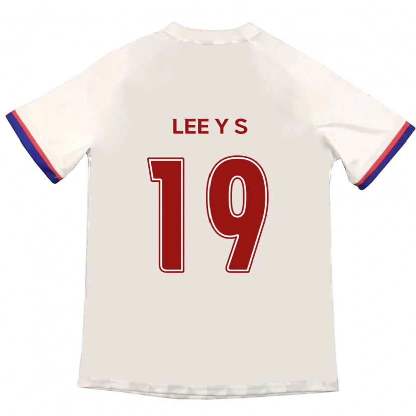 Danxen Men Lee Young-Seo #19 Off-White Red Away Jersey 2025/26 T-Shirt