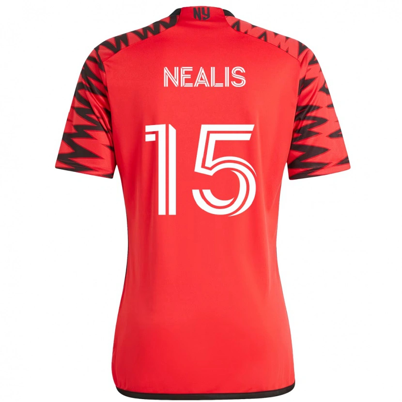 Danxen Women Sean Nealis #15 Red Black Home Jersey 2025/26 T-Shirt