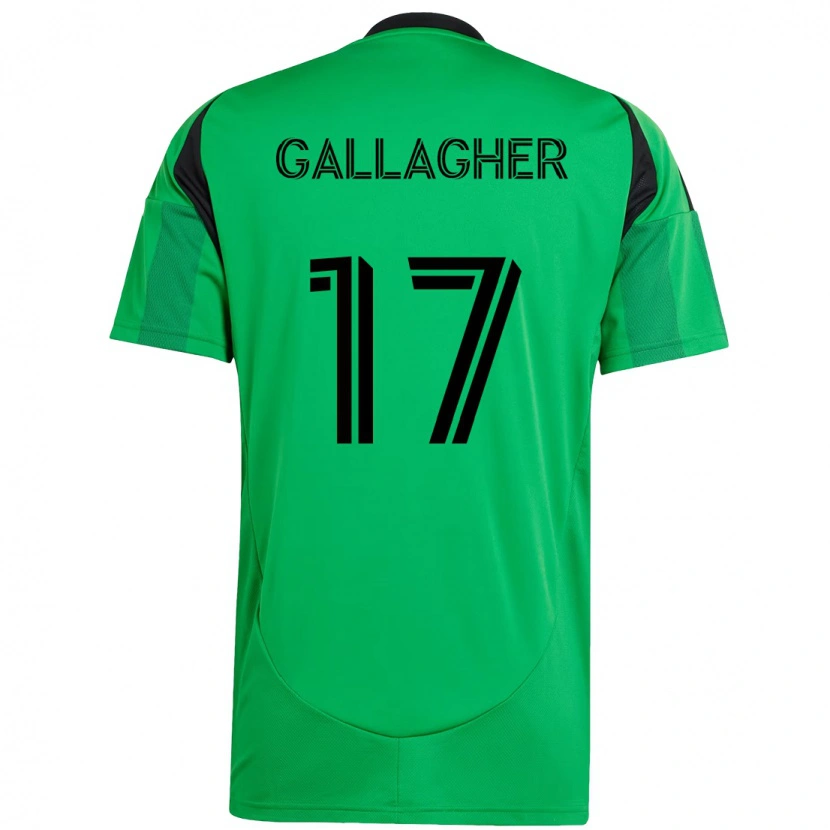 Danxen Women Jon Gallagher #17 Green Black Home Jersey 2025/26 T-Shirt