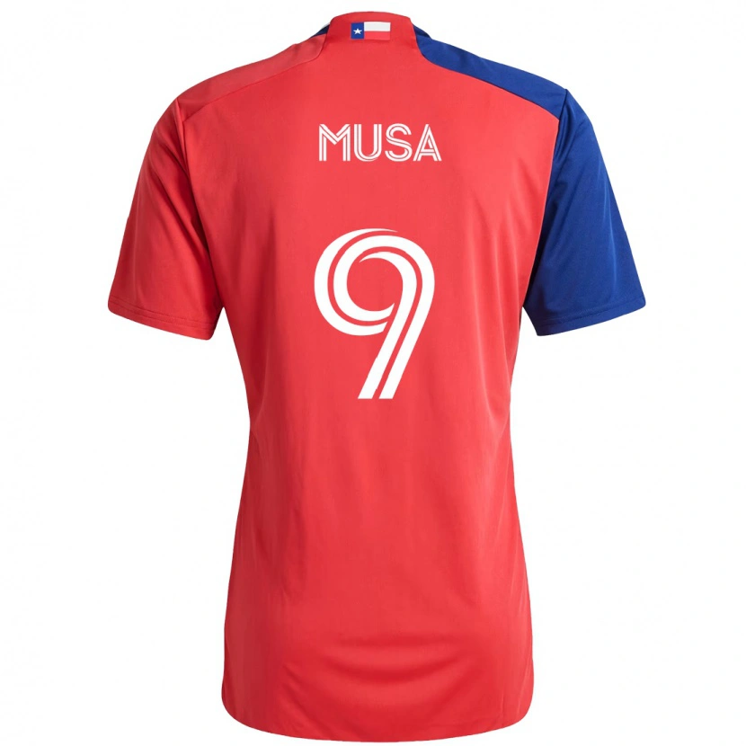 Danxen Women Petar Musa #9 Red Navy Blue Home Jersey 2025/26 T-Shirt