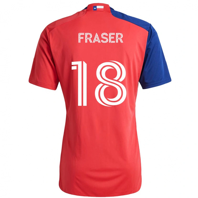 Danxen Women Liam Fraser #18 Red Navy Blue Home Jersey 2025/26 T-Shirt