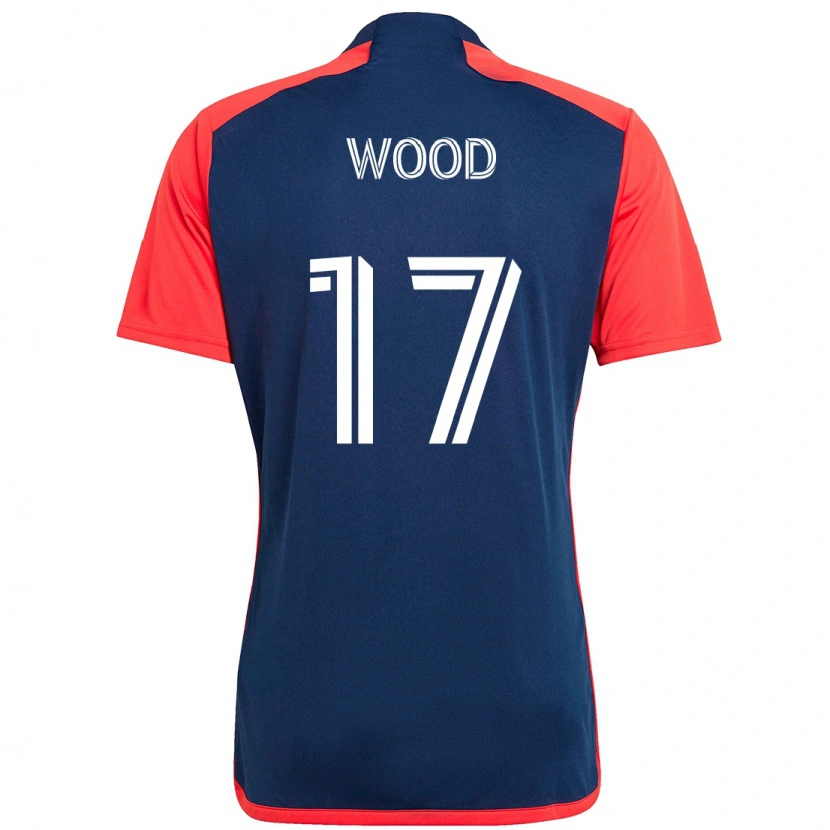 Danxen Women Bobby Wood #17 Blue Red Home Jersey 2025/26 T-Shirt