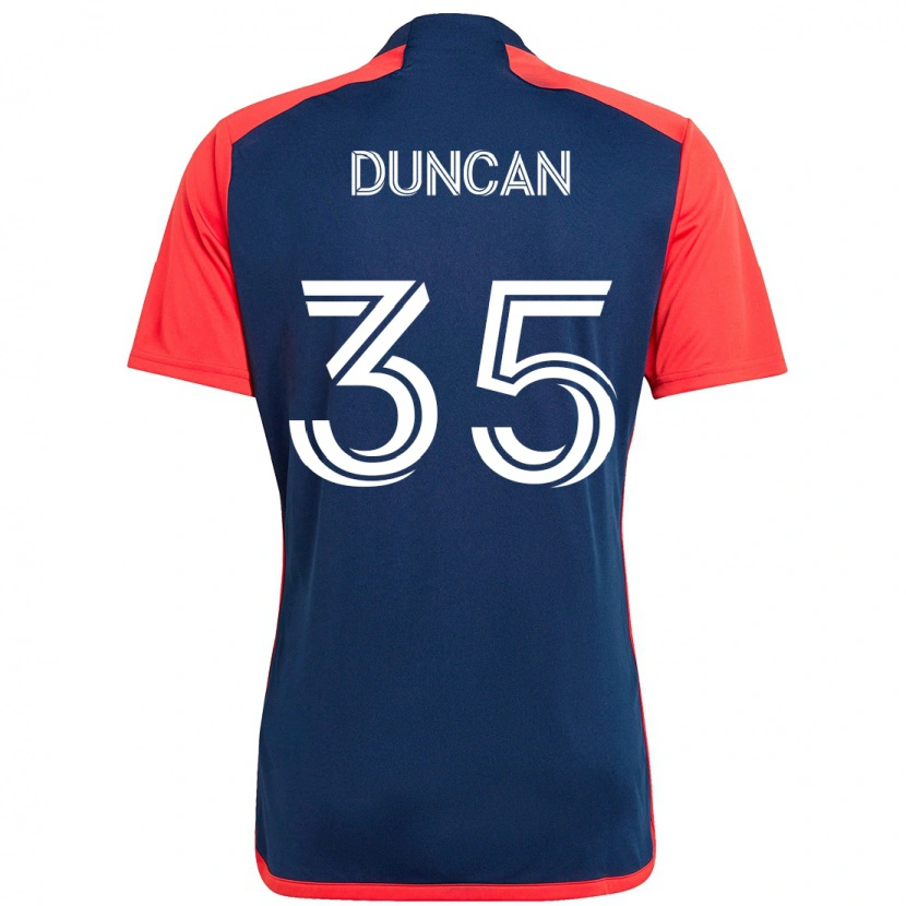 Danxen Women Nakye Greenidge-Duncan #35 Blue Red Home Jersey 2025/26 T-Shirt