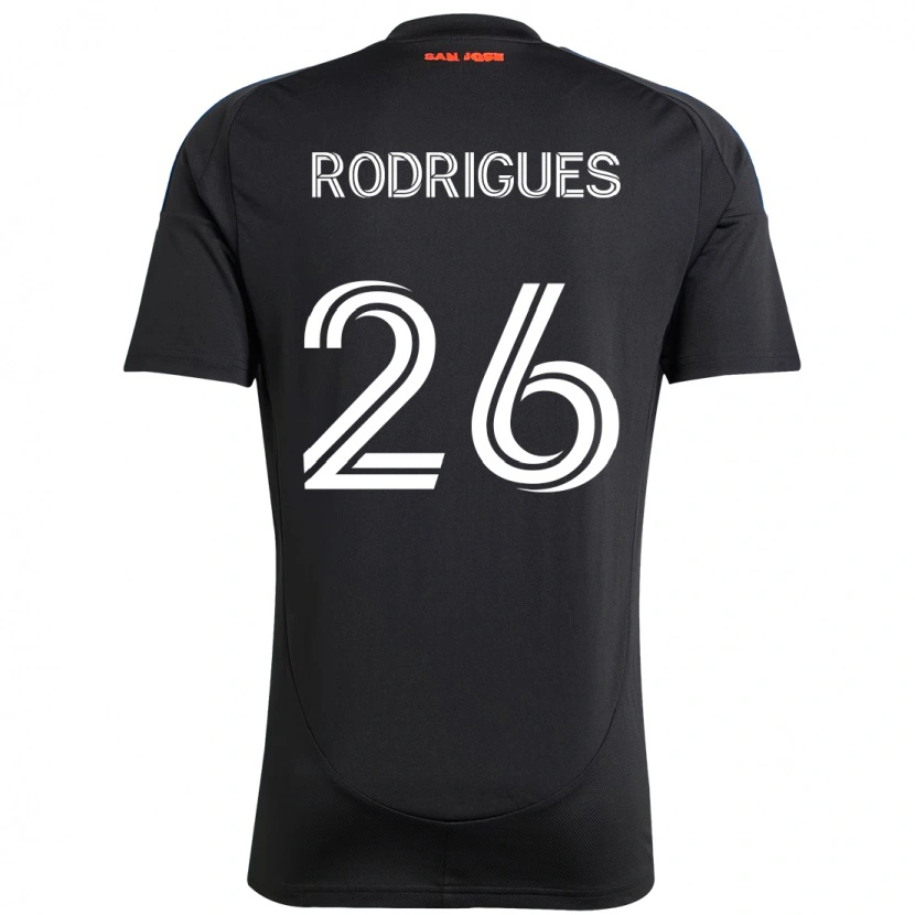 Danxen Women Rodrigues #26 Black Dark Blue Home Jersey 2025/26 T-Shirt