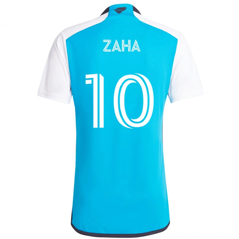 Danxen Women Wilfried Zaha #10 Sky Blue White Home Jersey 2025/26 T-Shirt