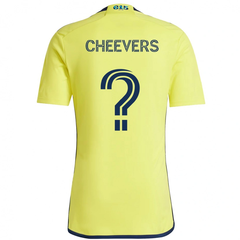 Danxen Women Scott Cheevers #0 Yellow Navy Blue Home Jersey 2025/26 T-Shirt