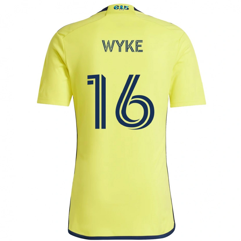 Danxen Women Laurence Wyke #16 Yellow Navy Blue Home Jersey 2025/26 T-Shirt