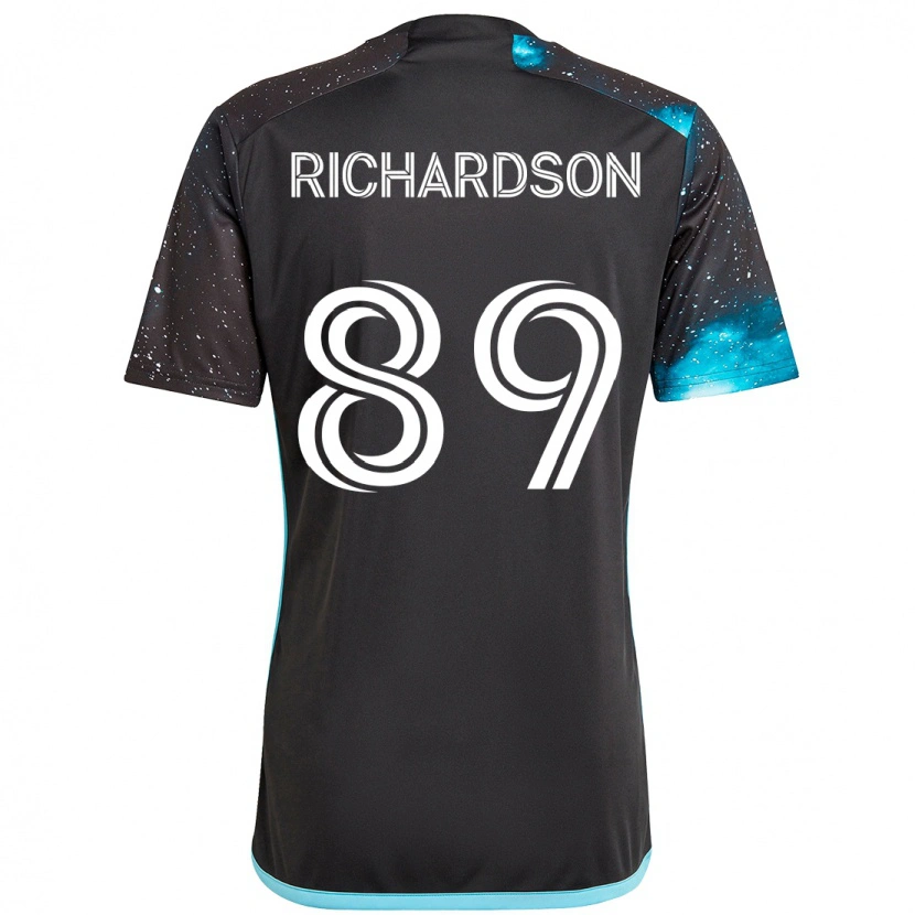 Danxen Women Nick Richardson #89 Black Blue Home Jersey 2025/26 T-Shirt