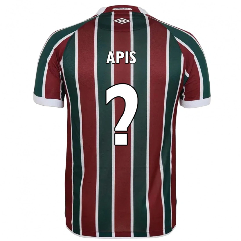 Danxen Women Gustavo Apis #0 Green Maroon White Home Jersey 2025/26 T-Shirt