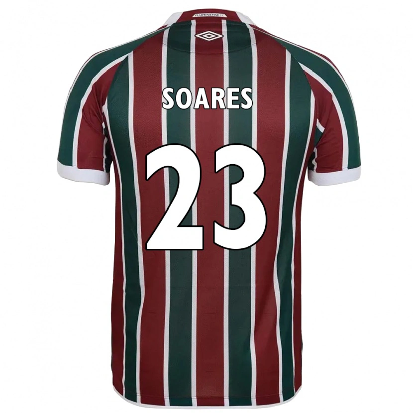 Danxen Women Dani Soares #23 Green Maroon White Home Jersey 2025/26 T-Shirt