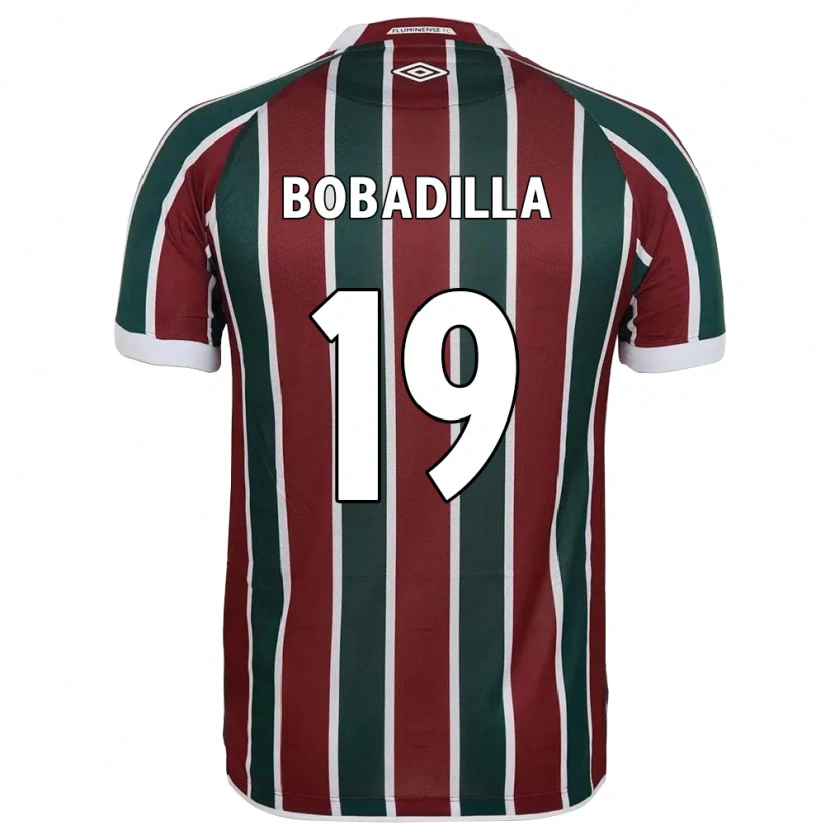 Danxen Women Raul Bobadilla #19 Green Maroon White Home Jersey 2025/26 T-Shirt