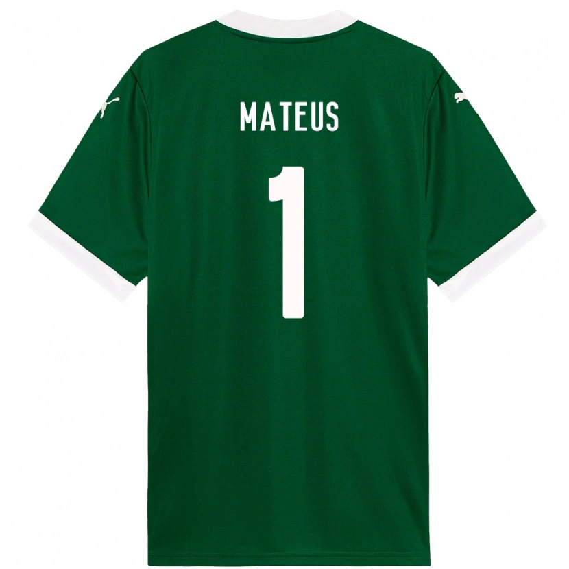 Danxen Women Mateus #1 Green White Home Jersey 2025/26 T-Shirt